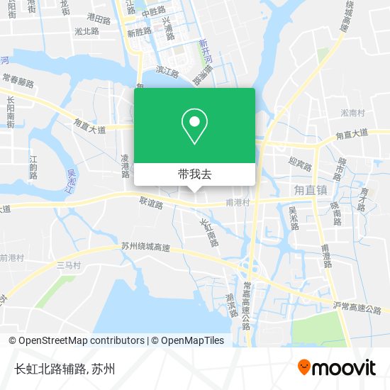 长虹北路辅路地图