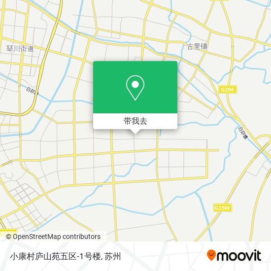 小康村庐山苑五区-1号楼地图