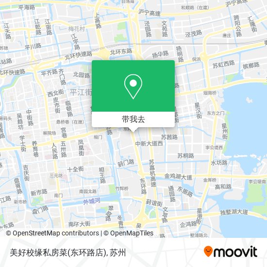 美好校缘私房菜(东环路店)地图