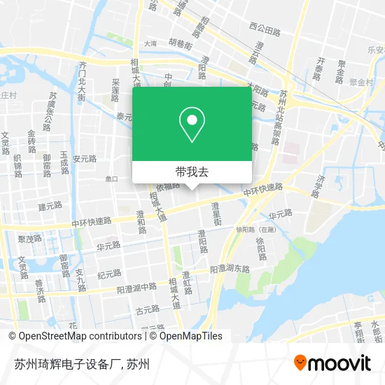 苏州琦辉电子设备厂地图