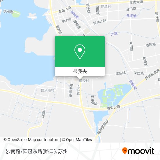 沙南路/阳澄东路(路口)地图