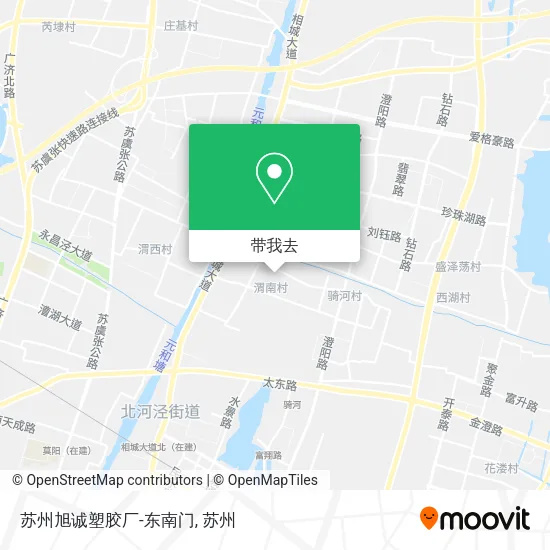 苏州旭诚塑胶厂-东南门地图