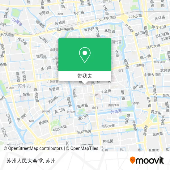 苏州人民大会堂地图