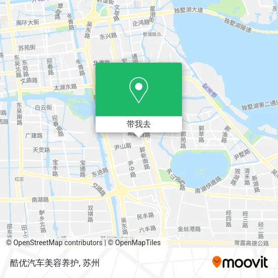 酷优汽车美容养护地图