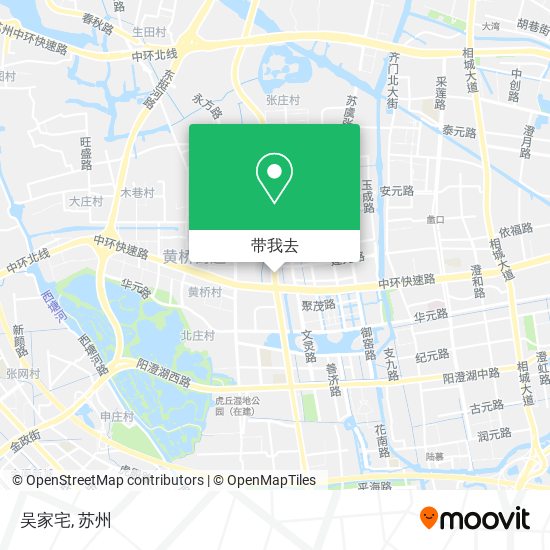 吴家宅地图