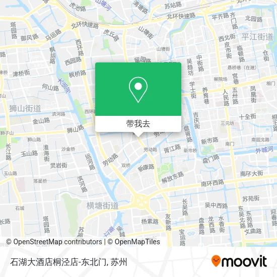 石湖大酒店桐泾店-东北门地图
