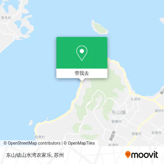 东山镇山水湾农家乐地图