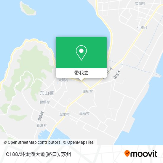 C188/环太湖大道(路口)地图