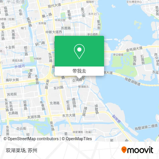 双湖菜场地图