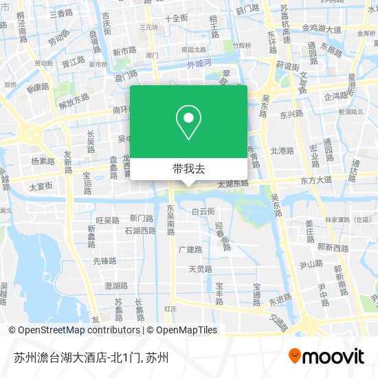 苏州澹台湖大酒店-北1门地图