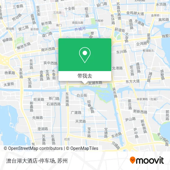 澹台湖大酒店-停车场地图