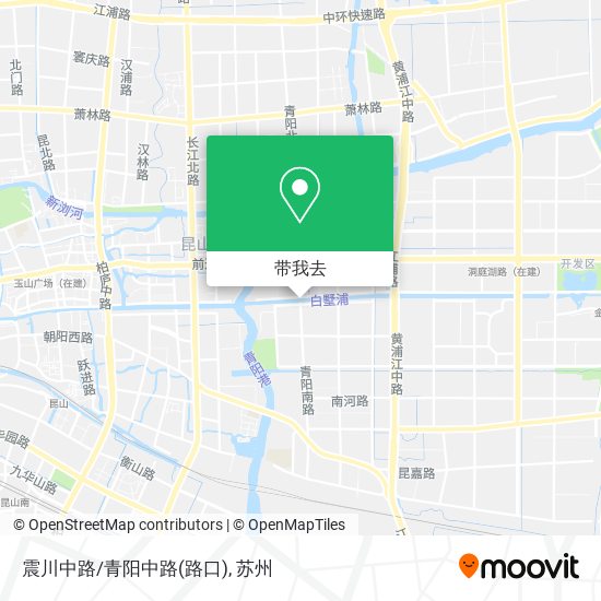 震川中路/青阳中路(路口)地图