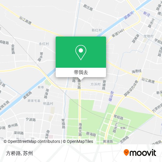 方桥路地图