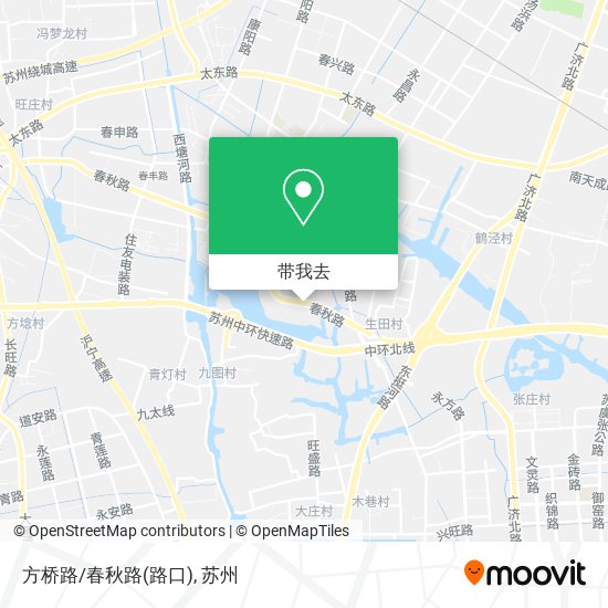 方桥路/春秋路(路口)地图