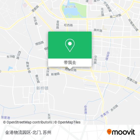 金港物流园区-北门地图