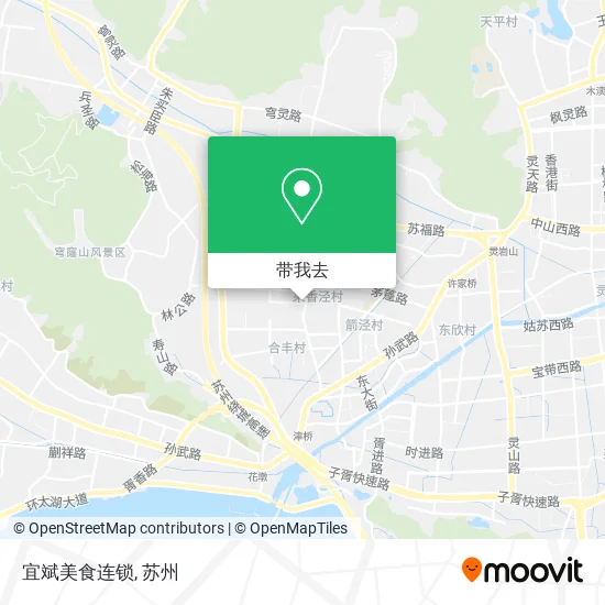 宜斌美食连锁地图