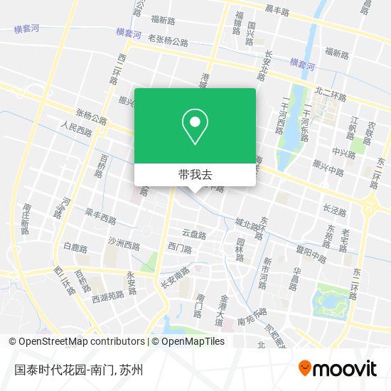 国泰时代花园-南门地图