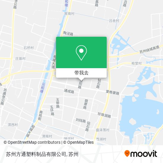 苏州方通塑料制品有限公司地图