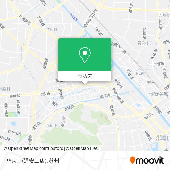 华莱士(通安二店)地图