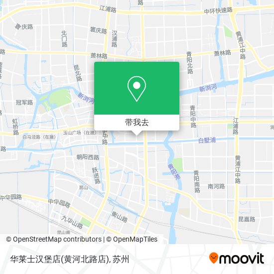 华莱士汉堡店(黄河北路店)地图