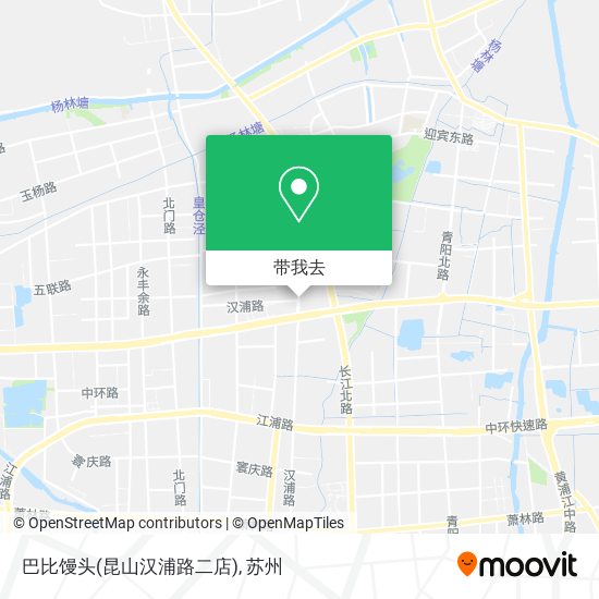 巴比馒头(昆山汉浦路二店)地图