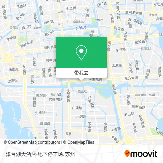 澹台湖大酒店-地下停车场地图