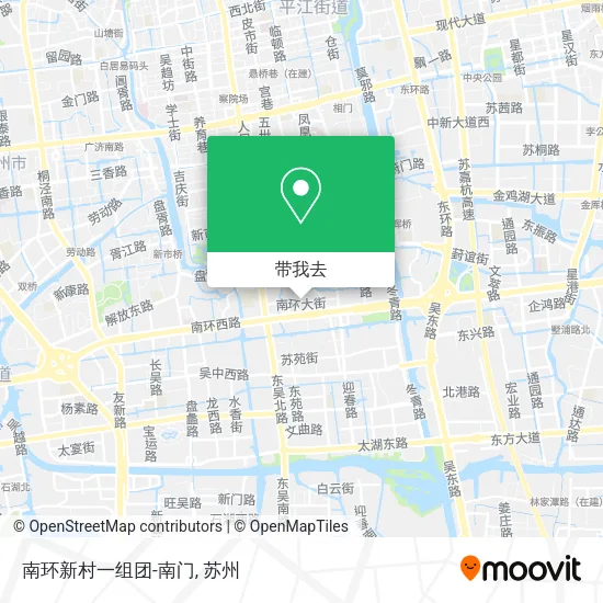南环新村一组团-南门地图