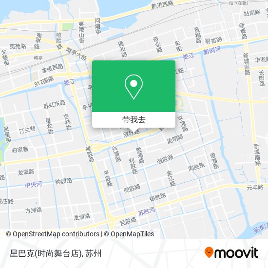 星巴克(时尚舞台店)地图