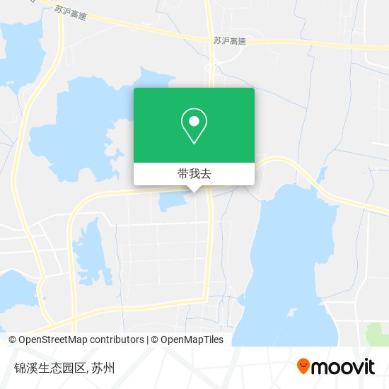 锦溪生态园区地图