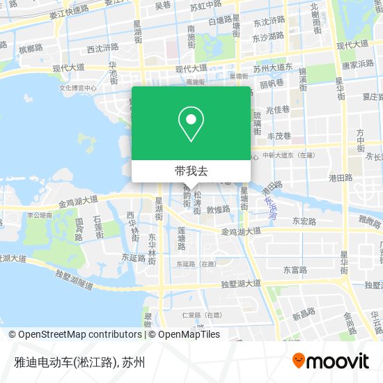 雅迪电动车(淞江路)地图