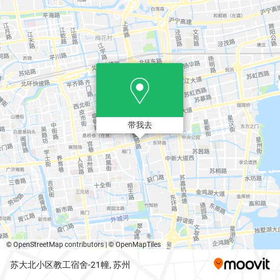 苏大北小区教工宿舍-21幢地图