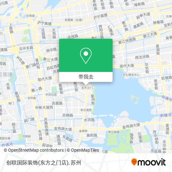 创联国际装饰(东方之门店)地图