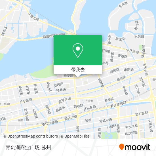 青剑湖商业广场地图