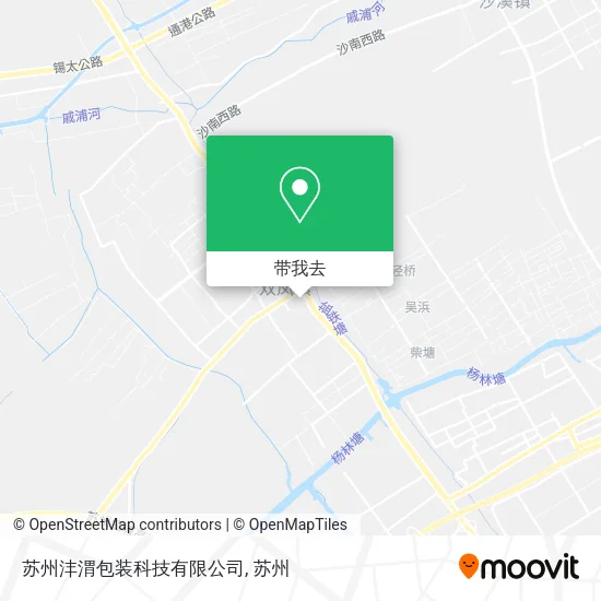 苏州沣渭包装科技有限公司地图