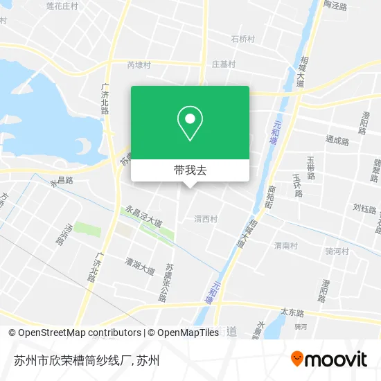苏州市欣荣槽筒纱线厂地图