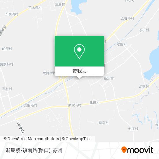 新民桥/镇南路(路口)地图