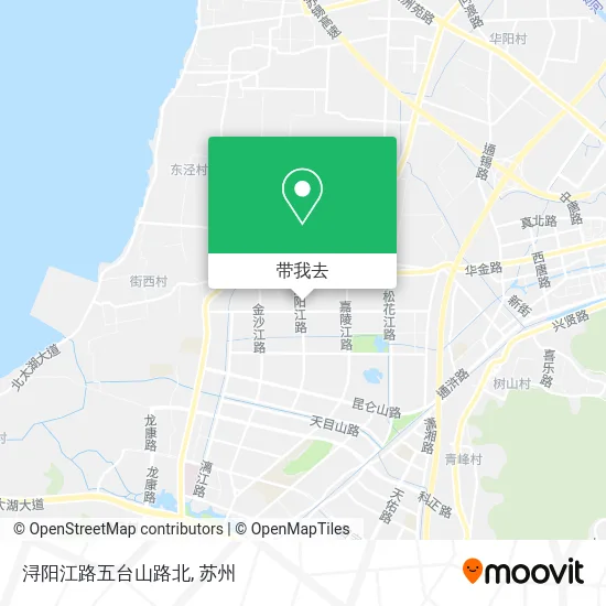 浔阳江路五台山路北地图