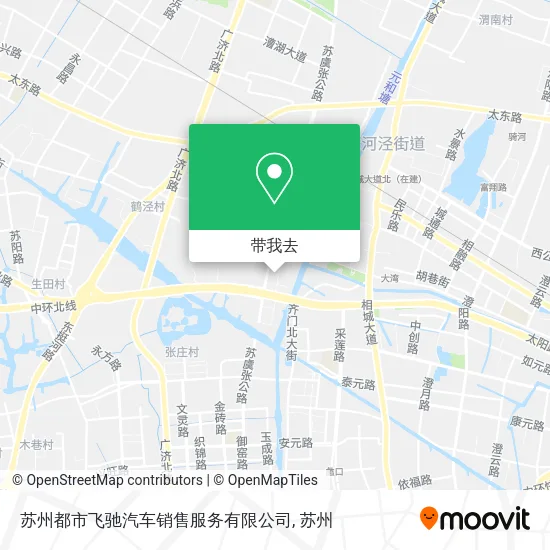 苏州都市飞驰汽车销售服务有限公司地图