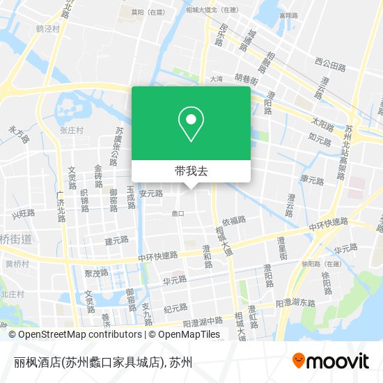 丽枫酒店(苏州蠡口家具城店)地图