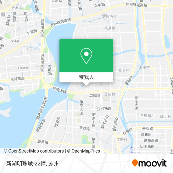 新湖明珠城-22幢地图