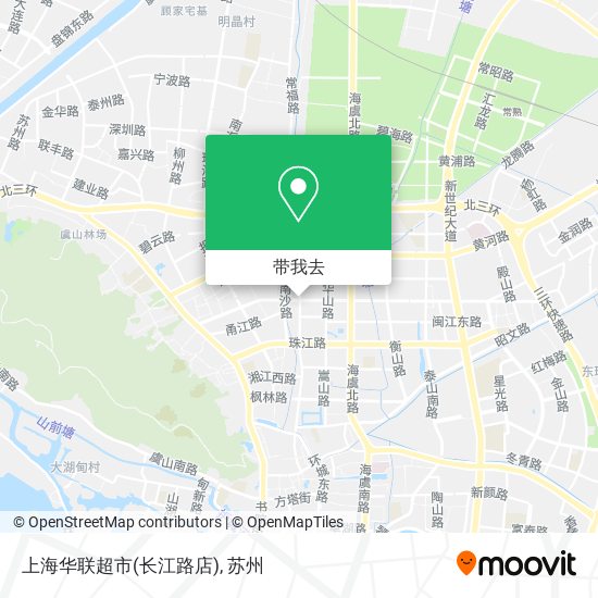 上海华联超市(长江路店)地图