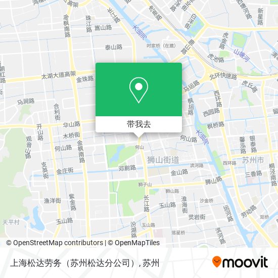 上海松达劳务（苏州松达分公司）地图