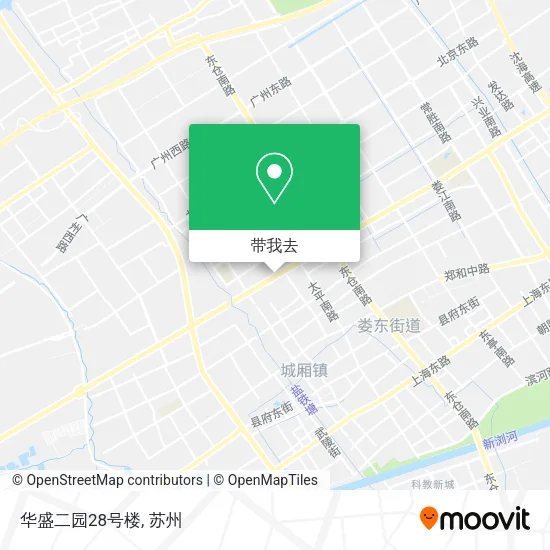 华盛二园28号楼地图