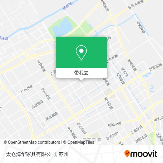 太仓海华家具有限公司地图