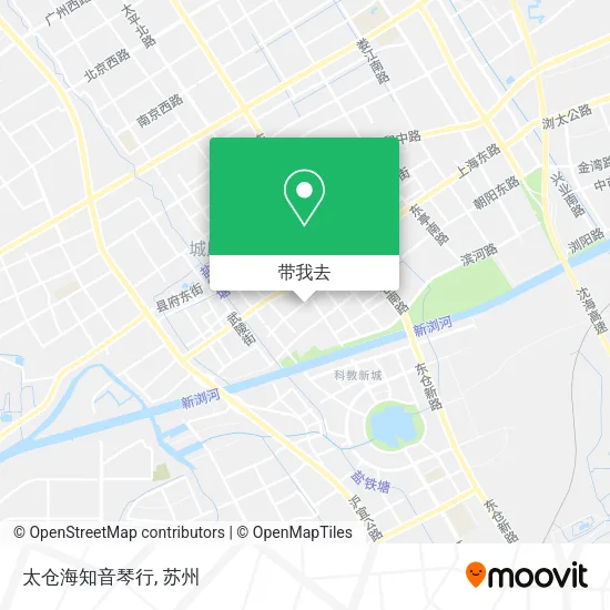 太仓海知音琴行地图
