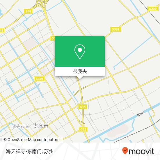 海天禅寺-东南门地图