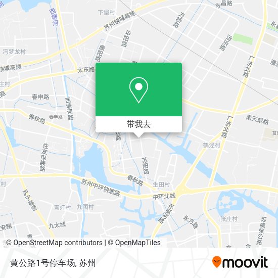 黄公路1号停车场地图