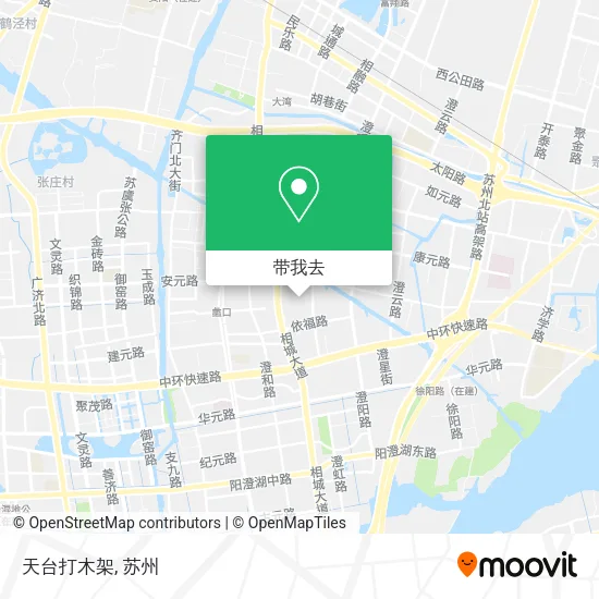 天台打木架地图