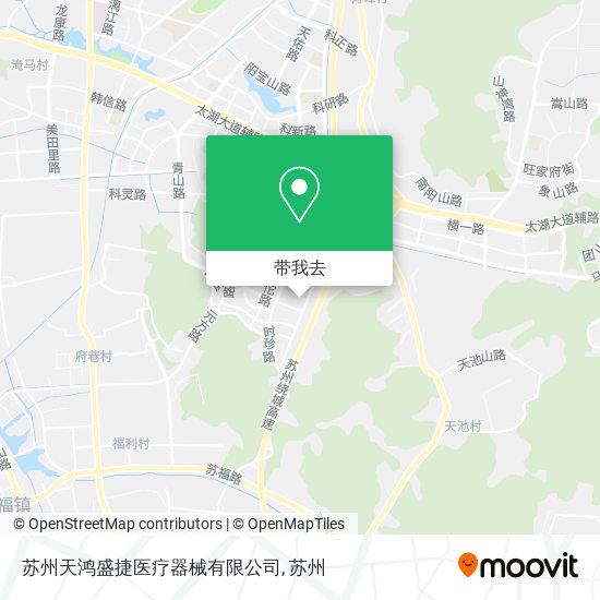 苏州天鸿盛捷医疗器械有限公司地图
