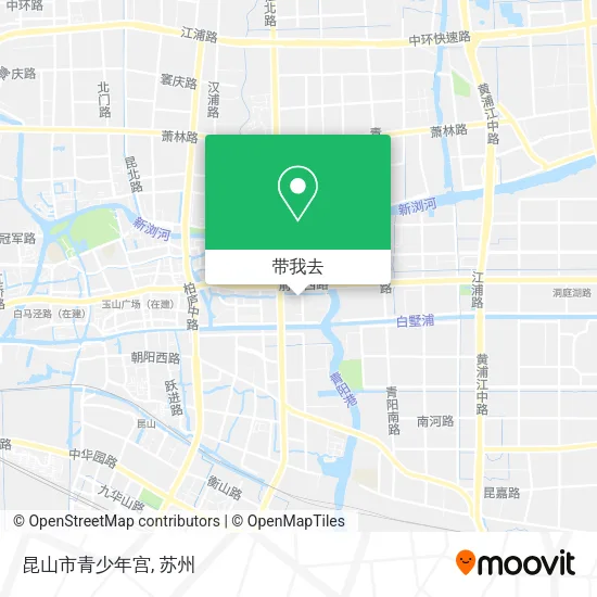 昆山市青少年宫地图